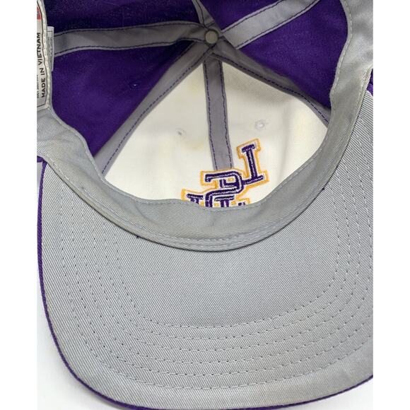 LSU Tigers Captivating Headgear Strapback Hat Adjustable Athletic Cap One Size - Picture 4 of 6